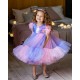 Purple and Pink Sequins Birthday Dress