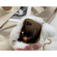 Cute Faux Fur Kitten Purse for Girls