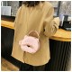 Cute Cat Faux Fur Shape Purse for Girls