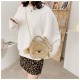 Cute Cat Faux Fur Shape Purse for Girls