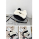 Cute Cat Shape Faux Fur in Two Colors Purse for Girls