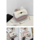 Cute Cat Shape Faux Fur in Two Colors Purse for Girls