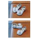 Cute Bow Sparkling Baby Shoes - Without Heel