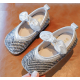 Cute Stripe Ringstones Baby Shoes -Witout Heel