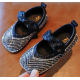 Cute Stripe Ringstones Baby Shoes -Witout Heel