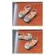 Ringstone Bow Baby Shoes - Witout Heel