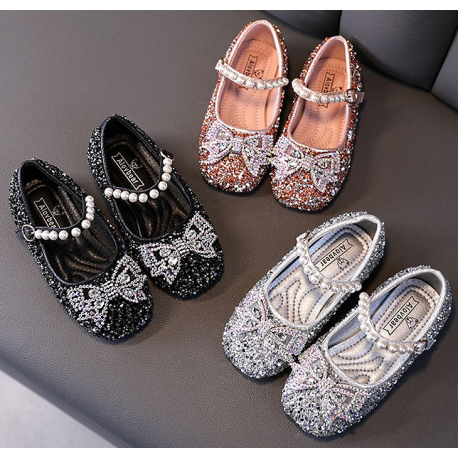 Luxurious Ringtones Bow Baby Shoes Without Heel