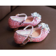 Sparkling Shoes with Flower Ringstone With Heel