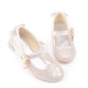 Sparkling Roze/Gold & Silver Shoes with Back Bow with Heel