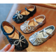 Ringstone Bow Baby Shoes - Without Heel