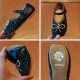 Ringstone Bow Baby Shoes - Without Heel