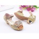 Pearl Ringstone Butterfly Shoes for Girls