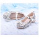 Luxurious Ringtones Bow Girl Shoes With Heel