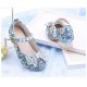 Luxurious Ringtones Bow Girl Shoes With Heel