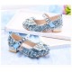 Luxurious Ringtones Bow Girl Shoes With Heel