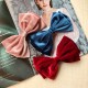 Velvet Bow Clip - Set of 2pc