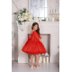 Red Sparkling Tulle Birthday Dress