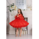 Red Sparkling Tulle Birthday Dress