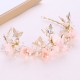 Pink Spring Flower And Butterfly Tiara