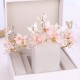 Pink Spring Flower And Butterfly Tiara