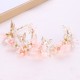 Pink Spring Flower And Butterfly Tiara