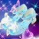 Princess Elsa Open Shoes with Heel