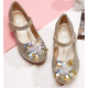 Sparkling Crystal Closed Shoes for Girls