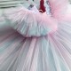 Turquoise & Pink Tulle Birthday Party Dress