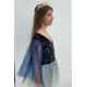 Stars Princess Dress with Black Velvet