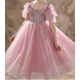 Blush Tulle Birthday Party Dress