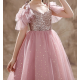 Blush Tulle Birthday Party Dress