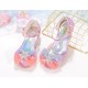 Snowflake Elsa Princess Shoes With Heel