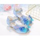 Snowflake Elsa Princess Shoes With Heel