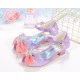 Snowflake Elsa Princess Shoes With Heel