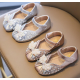 Pearl Bow Baby Shoes - Without Heel