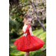 Red with Silver Birthday Dress