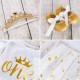 Cute Baby Princess Gold 1 Year Set