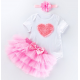 Cute Rosses Heart Baby Set