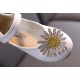 Beautiful Daisy Flower Shoes Design