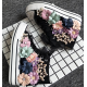 Purple Flower Design Converse Shoes for Girls with Ringstones