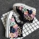 Purple Flower Design Converse Shoes for Girls with Ringstones