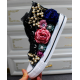 Flower Design Converse Shoes for Girls