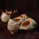Luxurious Full Ringstone Princess Shoes for Girls