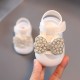 Ribbon Pink Baby Sandals with Toes Protection