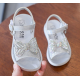 Crystal Ribbon Baby Sandals