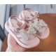 Crystal Ribbon Baby Sandals