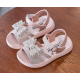 Crystal Ribbon Baby Sandals