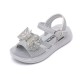 Crystal Ribbon Baby Sandals