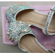 Luxurious Full Ringstone Princess Shoes for Girls