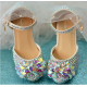 Luxurious Ringstone Princess Shoes for Girls